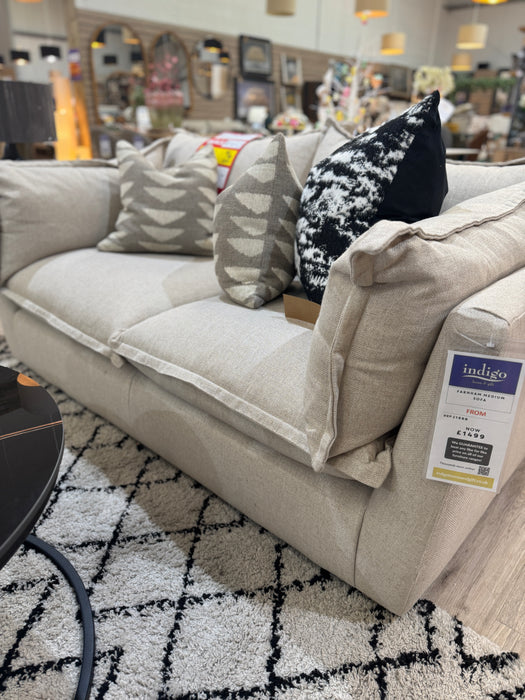 Farnham Medium Sofa in Velvet Taupe | Ex-Display Bargain!