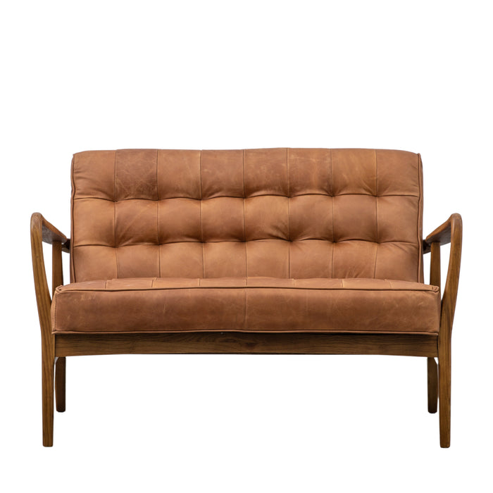Humber 2 Seater Sofa Vintage Brown Leather