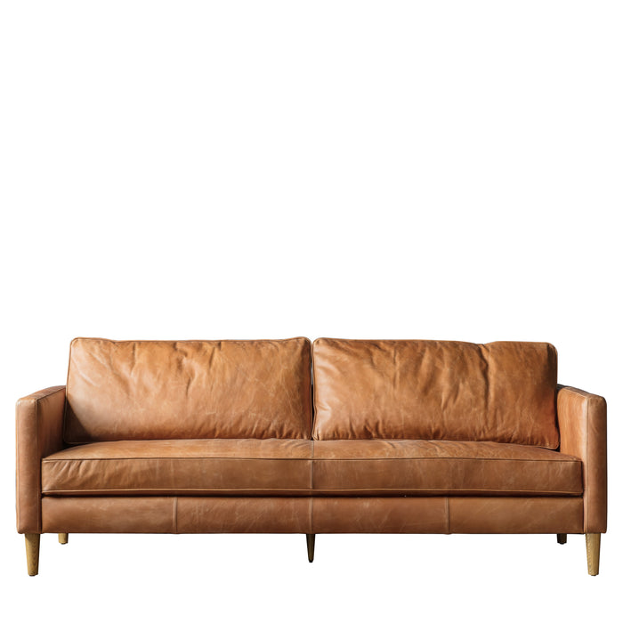 Osborne 3 Seater Sofa Vintage Brown Leather