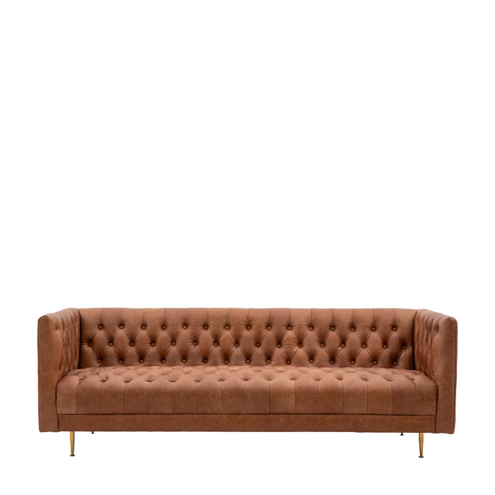 Dalton Sofa Antique Brown Leather