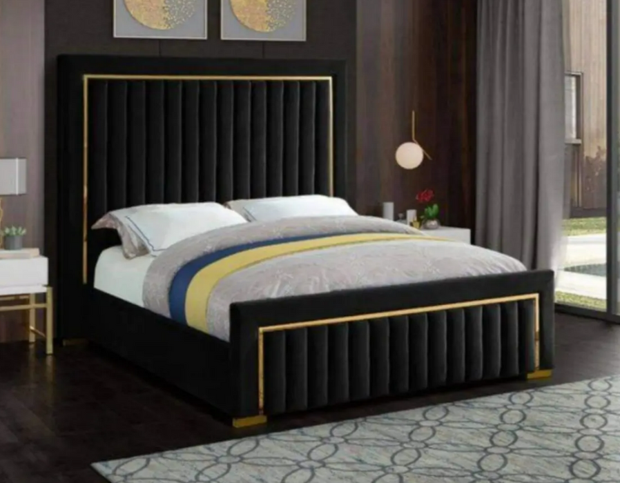 Gold Strip Bed