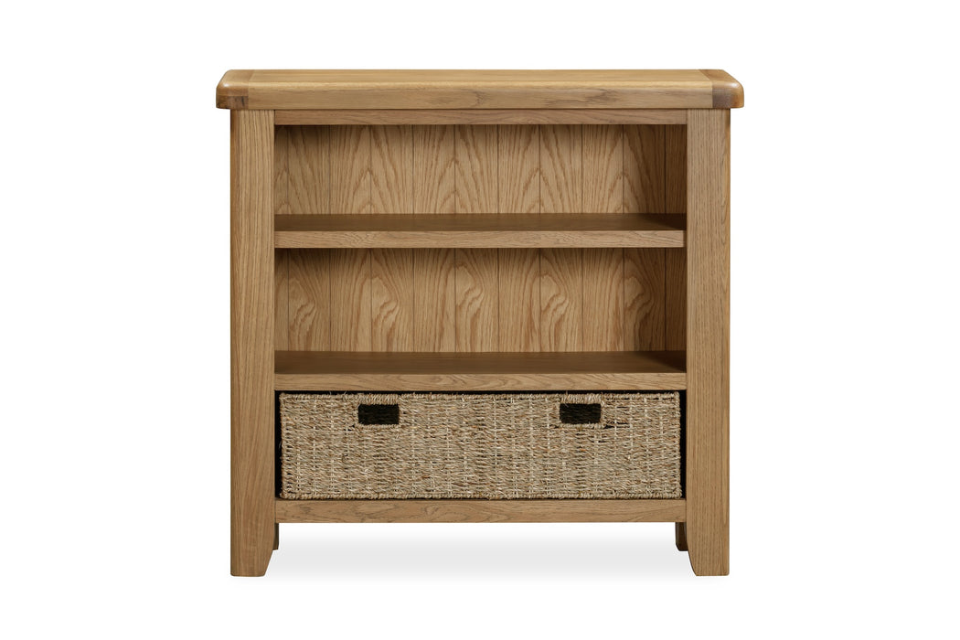 Weathered Oak Small Bookcase