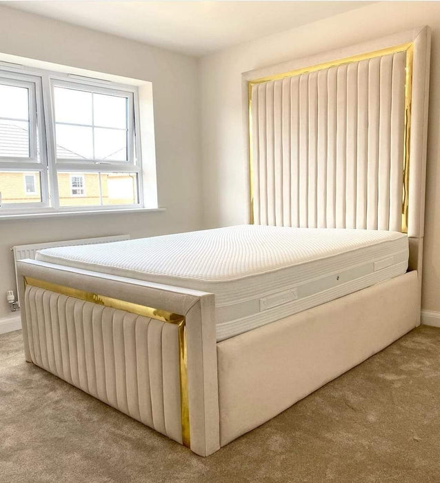 Gold Strip Bed