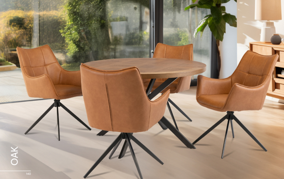 Clayton 1.2m Round Dining Table