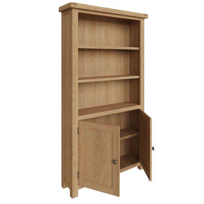 Country Oak Bookcase Large