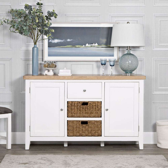 Eden White Large sideboard