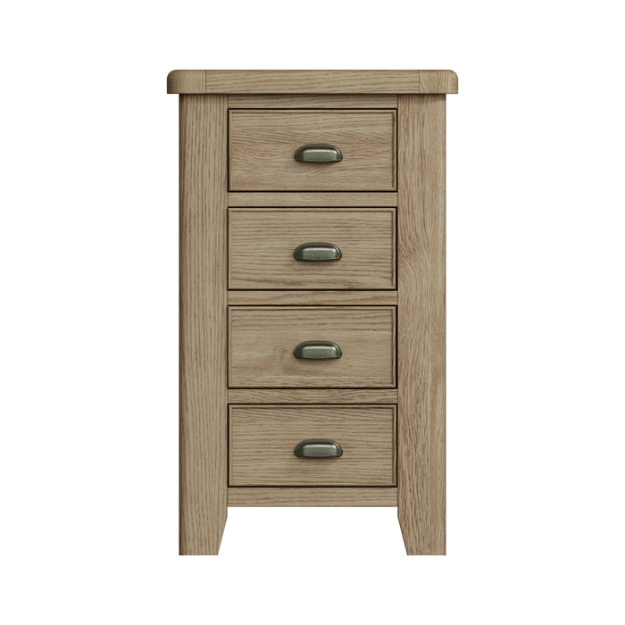 Weathered Oak 4 Drawer Chest