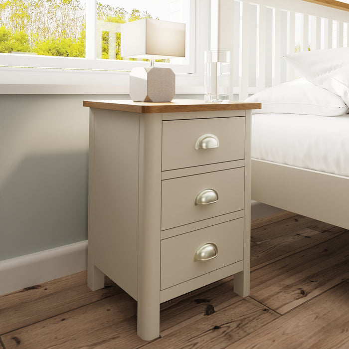 Truffle Painted Large Bedside Cabinet