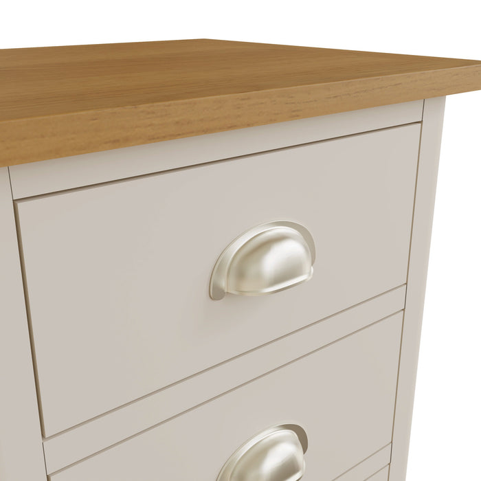 Truffle Painted Large Bedside Cabinet