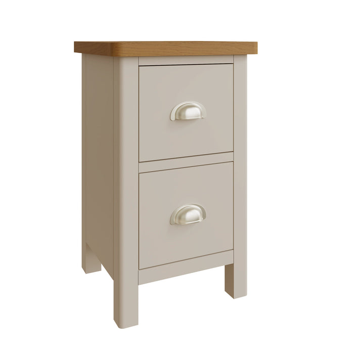 Truffle Painted Small Bedside Cabinet