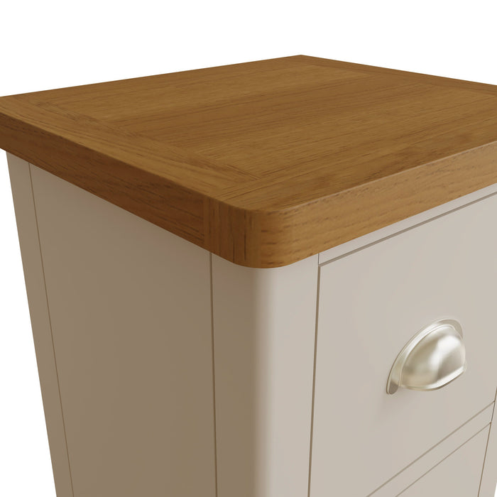 Truffle Painted Small Bedside Cabinet