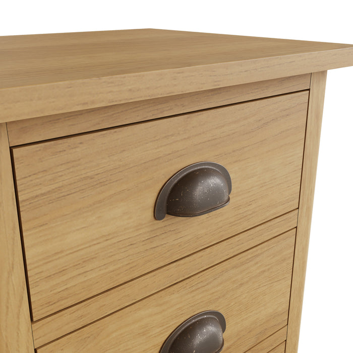 Truffle Oak Large Bedside Cabinet