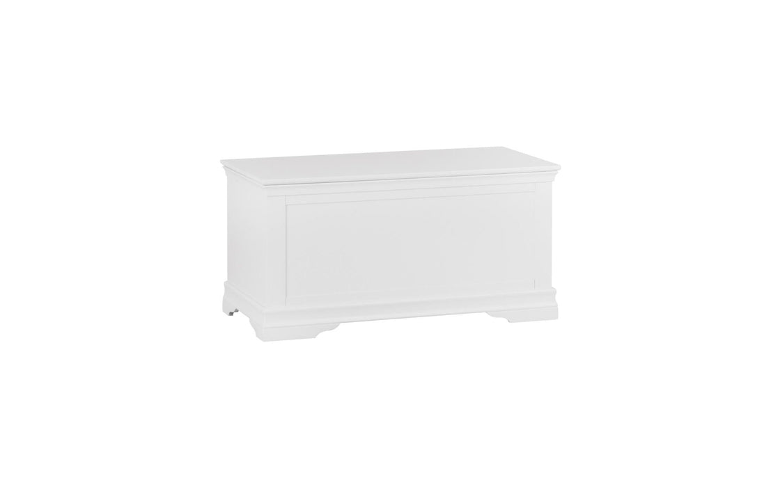 Wellington White Painted Blanket Box