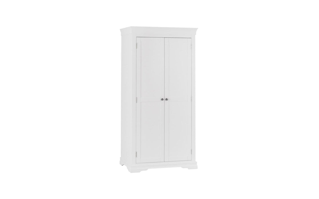 Wellington White Painted Full Hanging Wardrobe