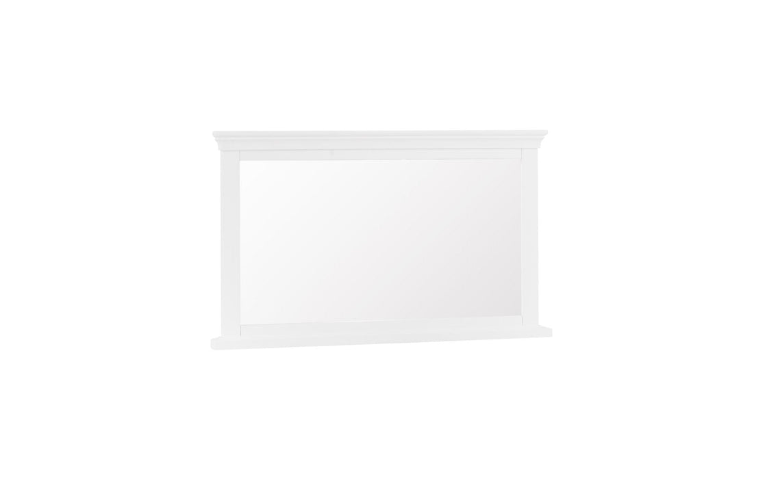 Wellington White Painted Wall Mirror