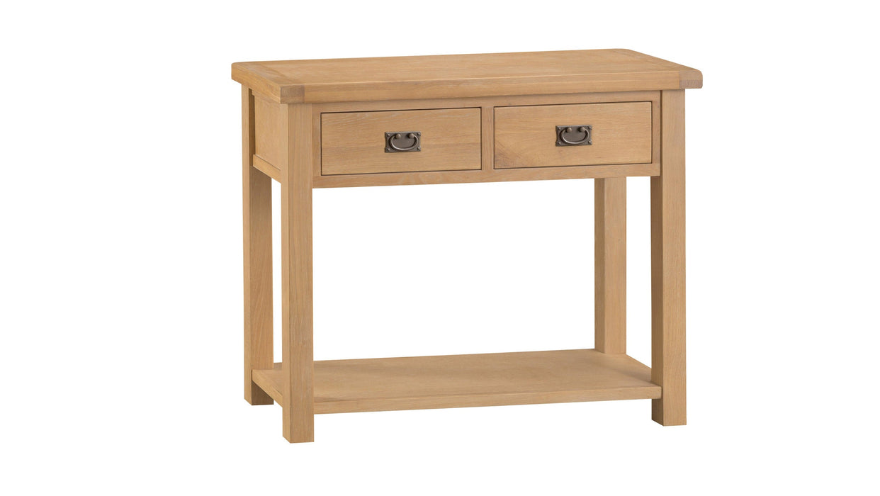 Country Oak Console Table Medium