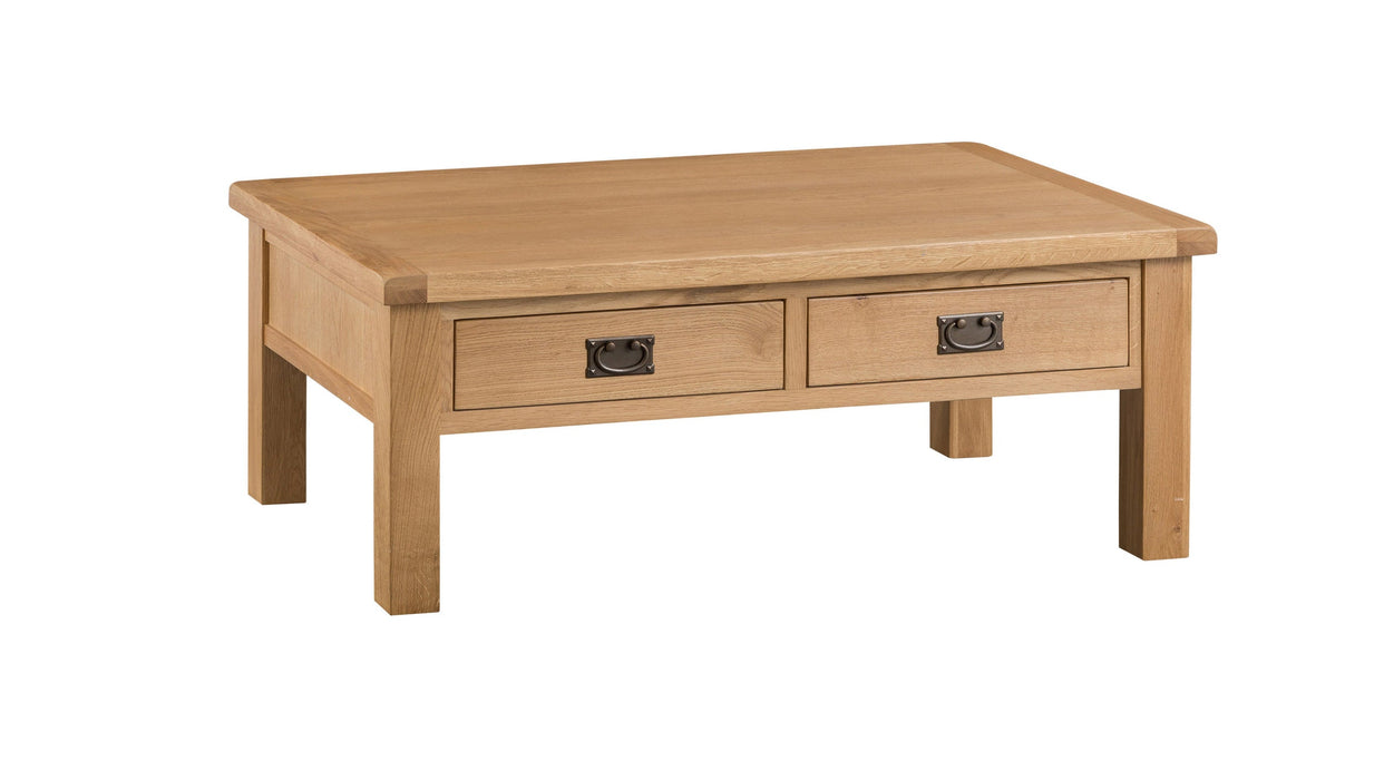 Country Oak Coffee Table Large