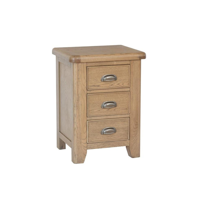 Weathered Oak Large Bedside Cabinet