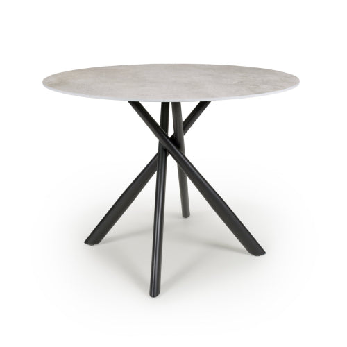 Modesta Grey Round Dining Table