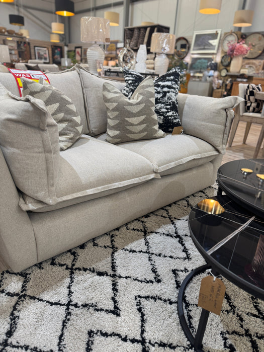 Farnham Medium Sofa in Velvet Taupe | Ex-Display Bargain!