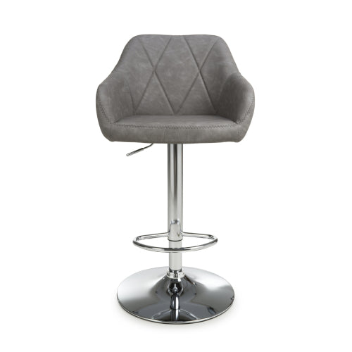 Davina Charcoal Bar Stool