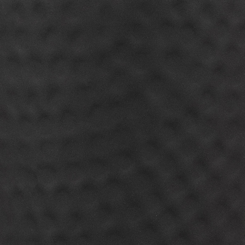 Matt Black Hammered Vase With Lid