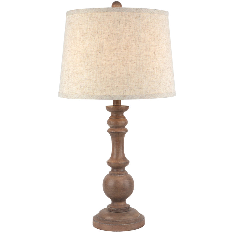 Seraphia Table Lamp With Edged Linen Shade