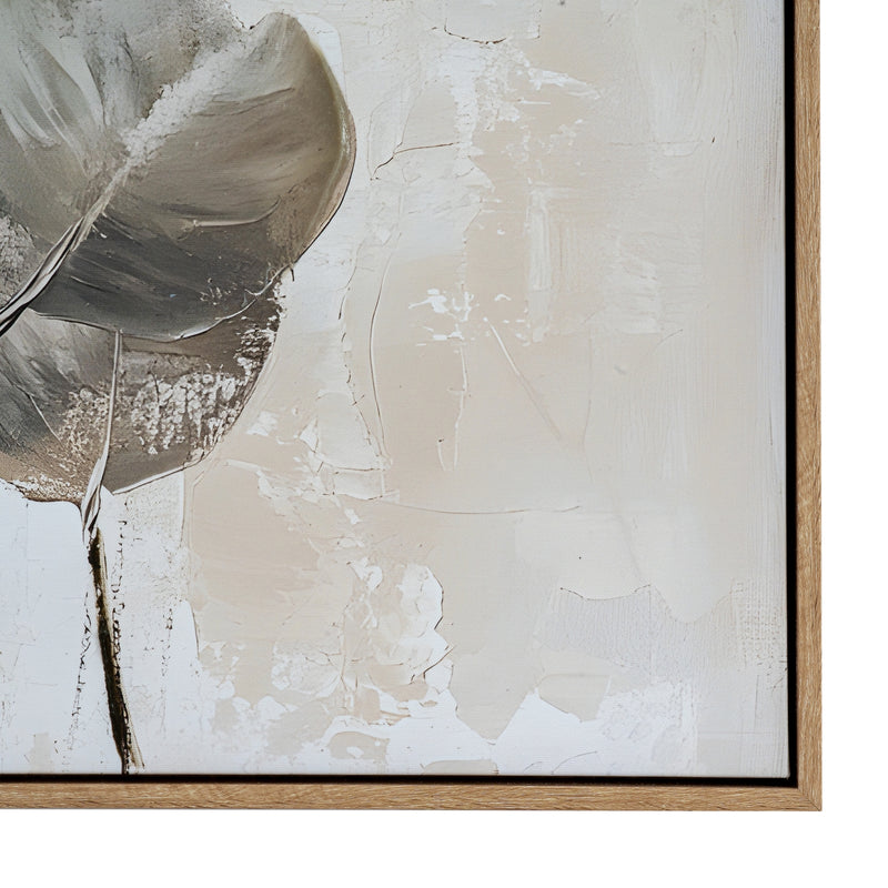 Silvra Hand Painted Canvas In Frame