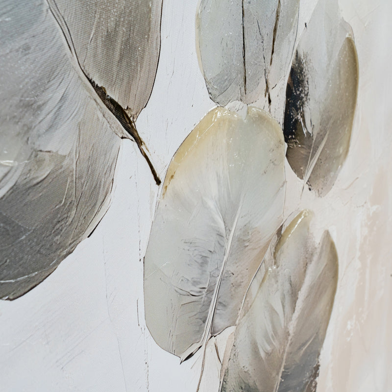 Silvra Hand Painted Canvas In Frame