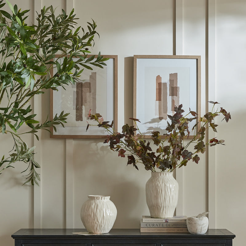 Tydis Art Mounted In Wooden Frame