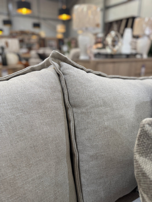 Farnham Medium Sofa in Velvet Taupe | Ex-Display Bargain!