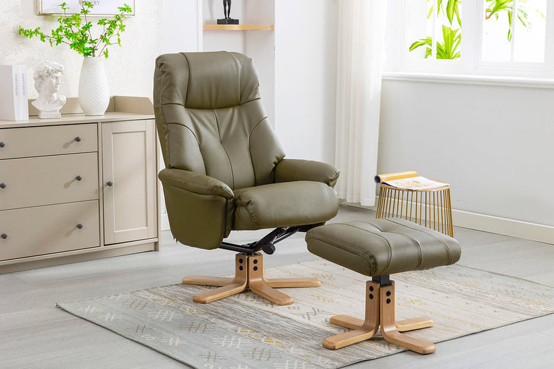 Omani Reclining Swivel Chair