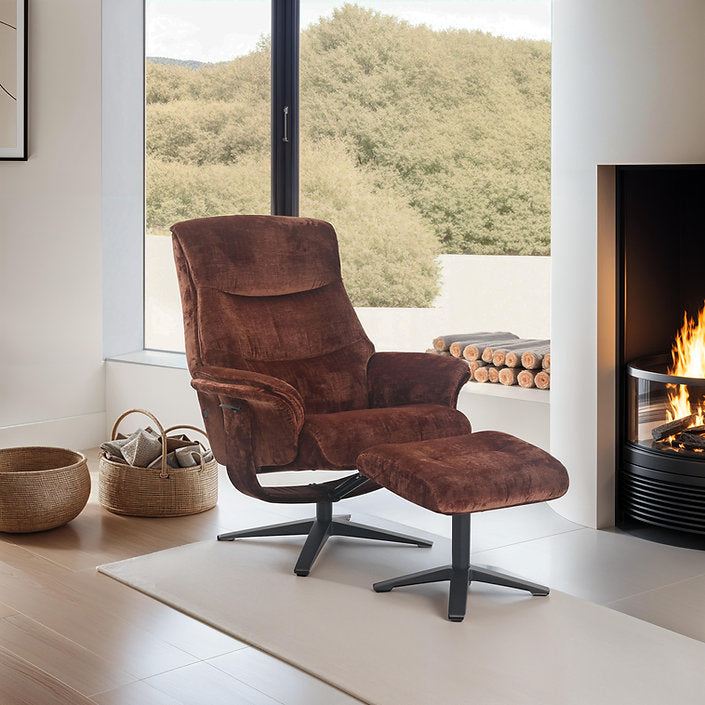 River Reclining Swivel Chair