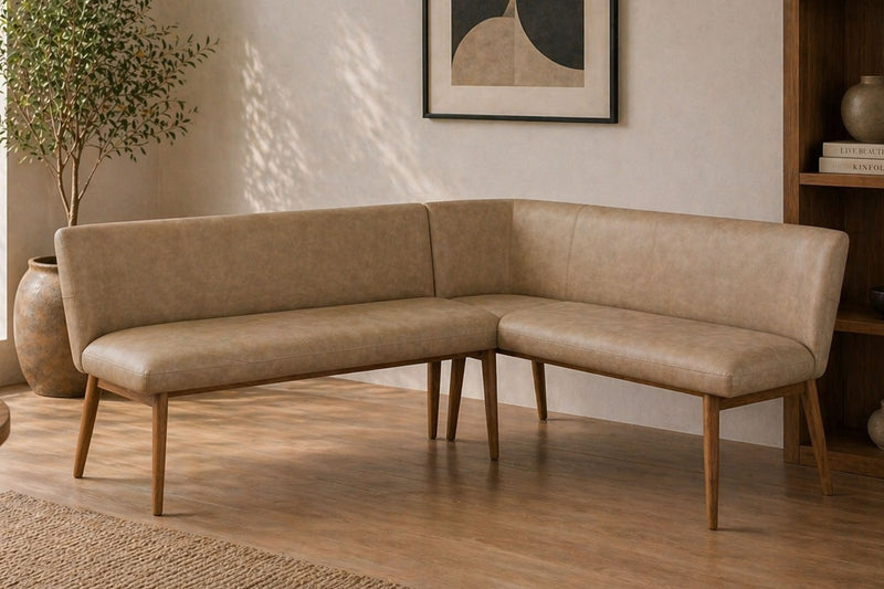 Frank Corner Bench (Taupe)