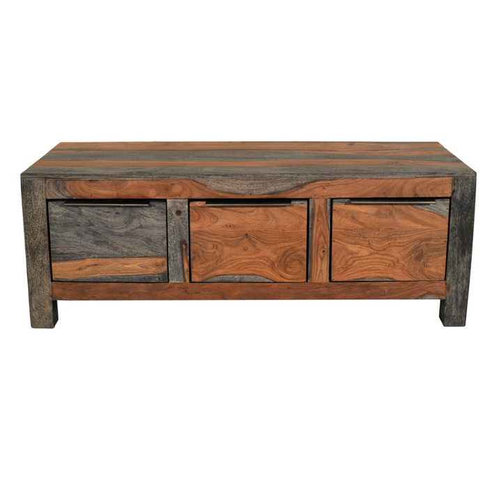 Goa Square 3 Drawer Coffee Table