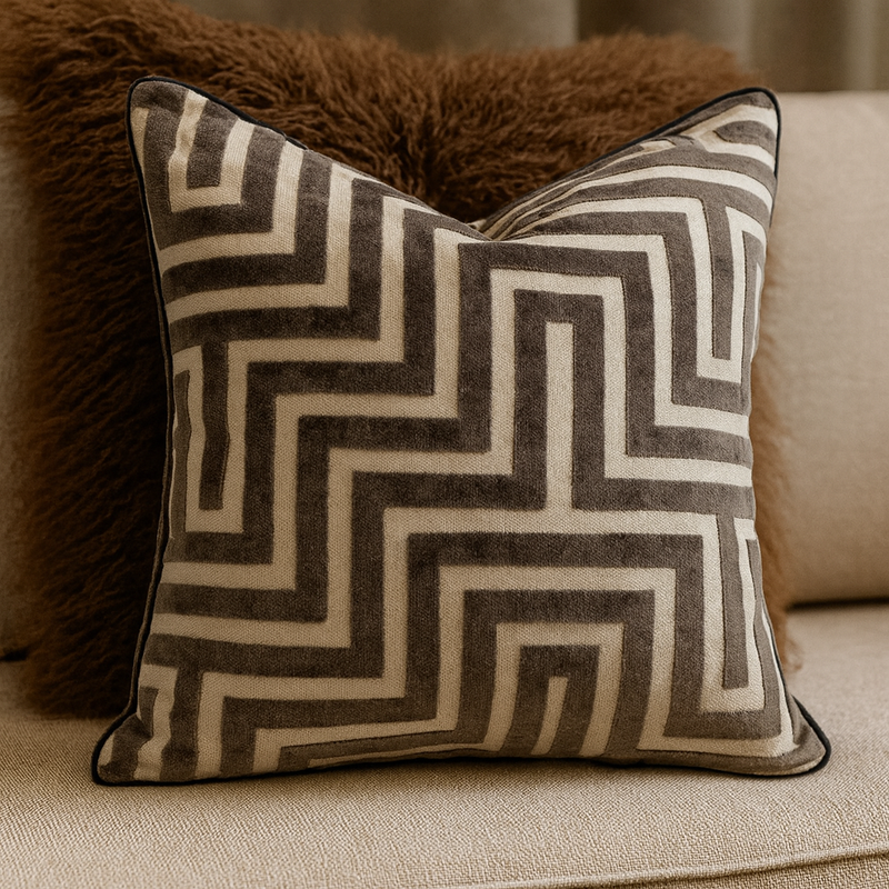 Large Paul Moneypenny Amazing Chocolate Cushion