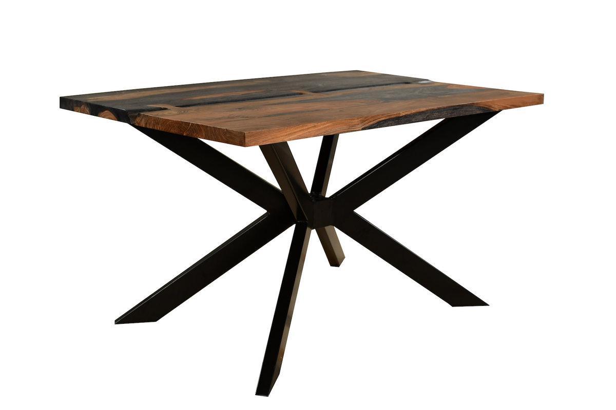Live Edge Split Dining Table 1.35m - Goa — Indigo Home and Gift