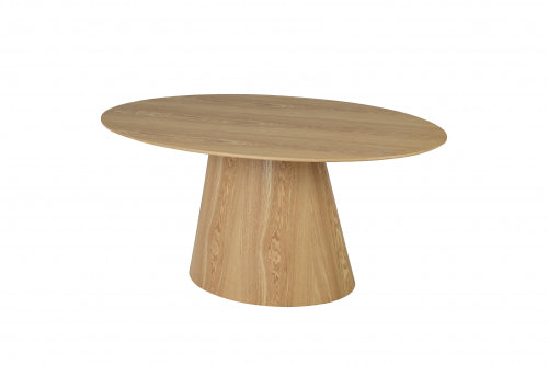 Brooklyn 1.6m Oval Dining Table - Natural