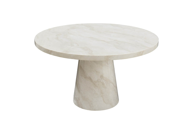 Aries 1.3m Round Dining Table  - Taupe