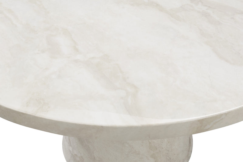 Aries 1.3m Round Dining Table  - Taupe