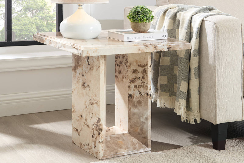 Aries Lamp Table  - Mocha