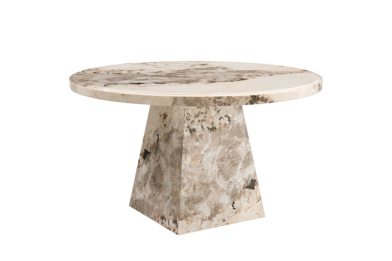 Aries 1.3m Round Dining Table  - Mocha