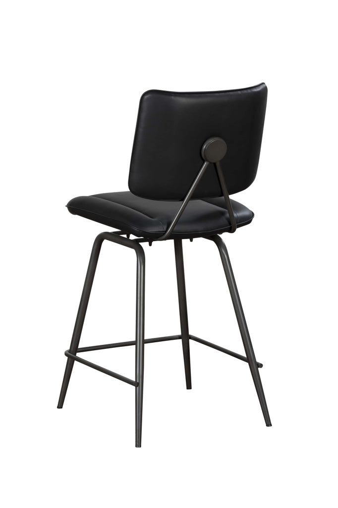 Mack Black Counter Chair