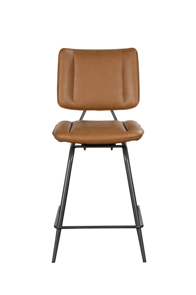 Mack Cognac Counter Chair