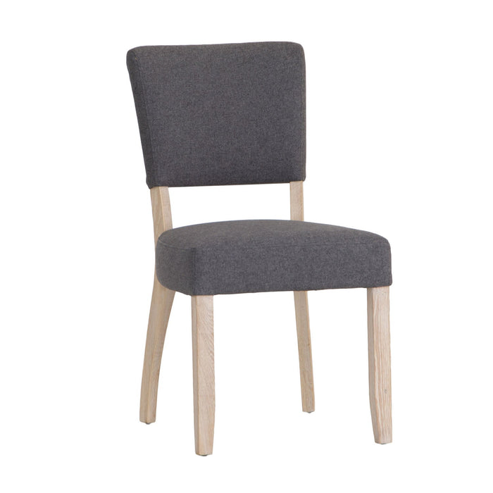 Calais Painted Fabric Chair - Grey