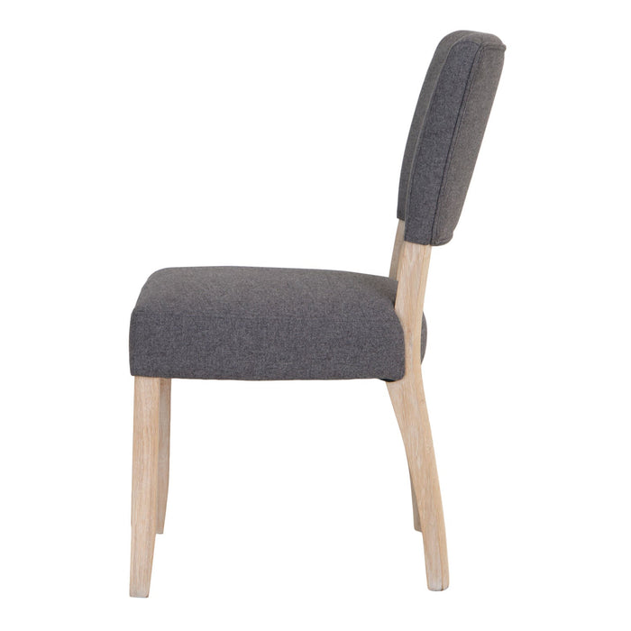 Calais Painted Fabric Chair - Grey