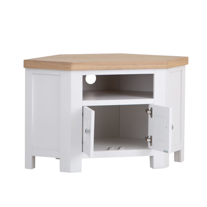 Calais Painted Corner TV Unit
