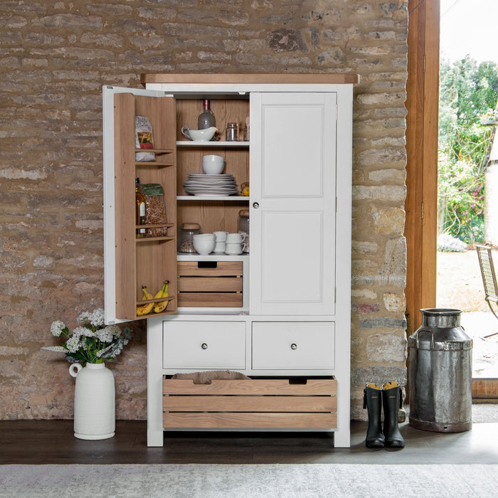 Calais Painted Double Larder Unit