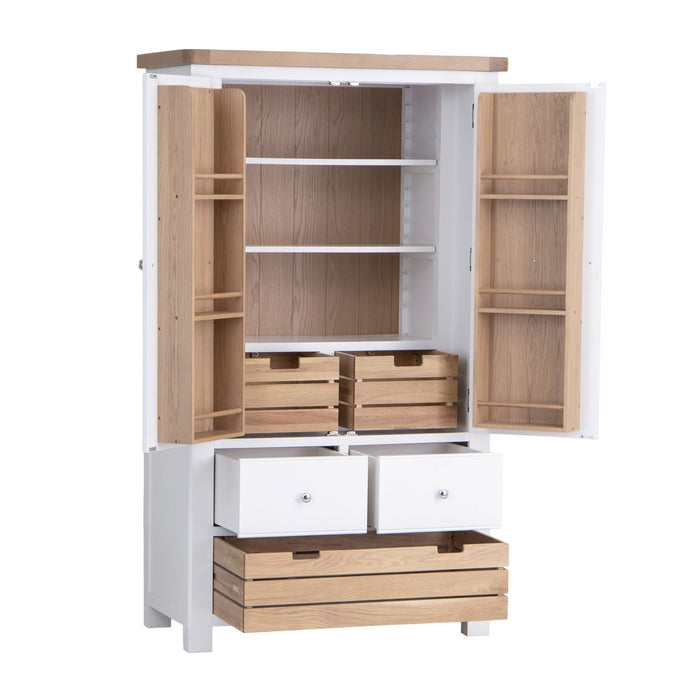 Calais Painted Double Larder Unit