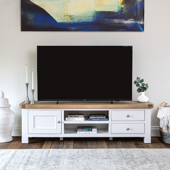 Calais Painted Large TV Unit